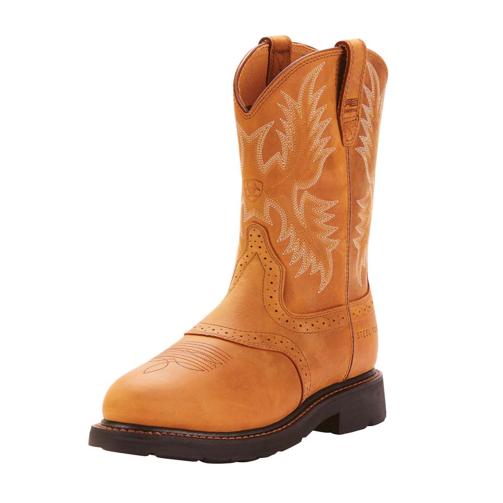 Ariat Sierra Saddle Steel Toe Work Boot - AGED BARK