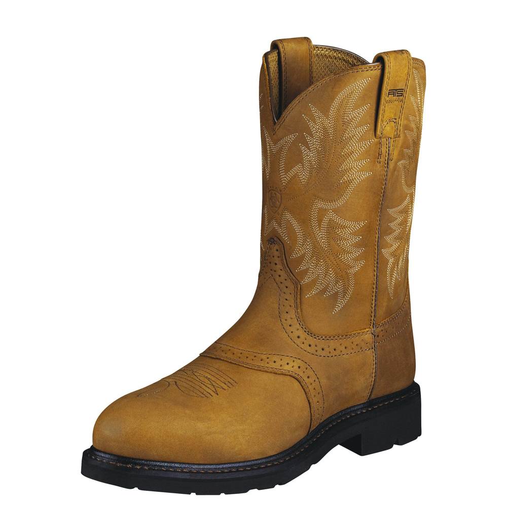 Ariat Sierra Saddle Steel Toe Work Boot - AGED BARK