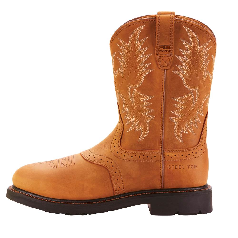 Ariat Sierra Saddle Steel Toe Work Boot - AGED BARK