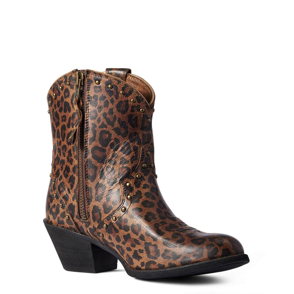 Ariat Gracie Western Boot - LEOPARD PRINT