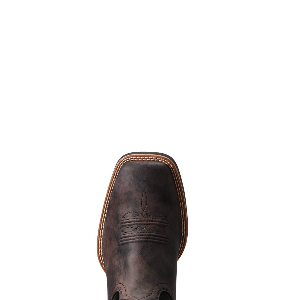 Ariat Sport Fresco VentTEK Western Boot - HERD BROWN