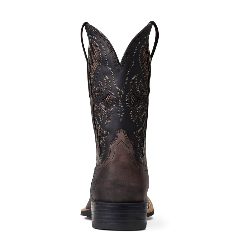 Ariat Sport Fresco VentTEK Western Boot - HERD BROWN