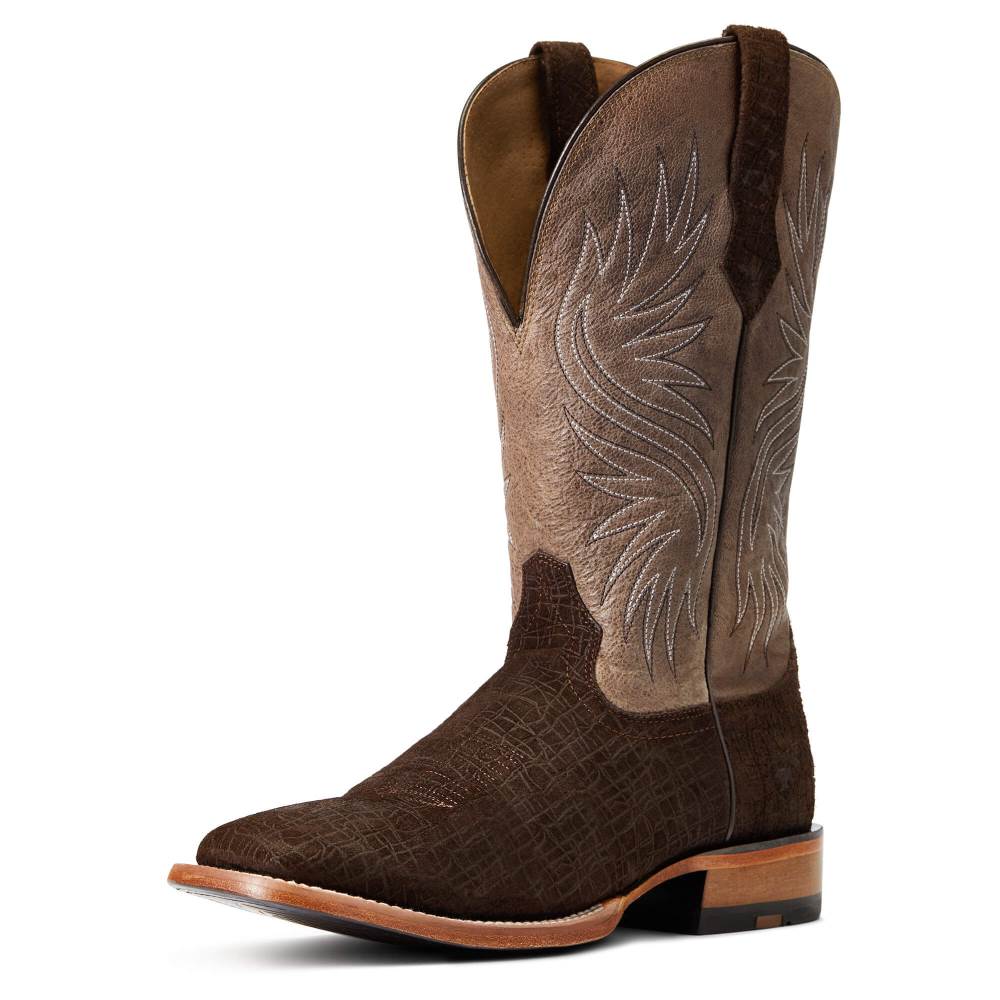 Ariat Circuit Rockridge Western Boot - DARK COFFEE