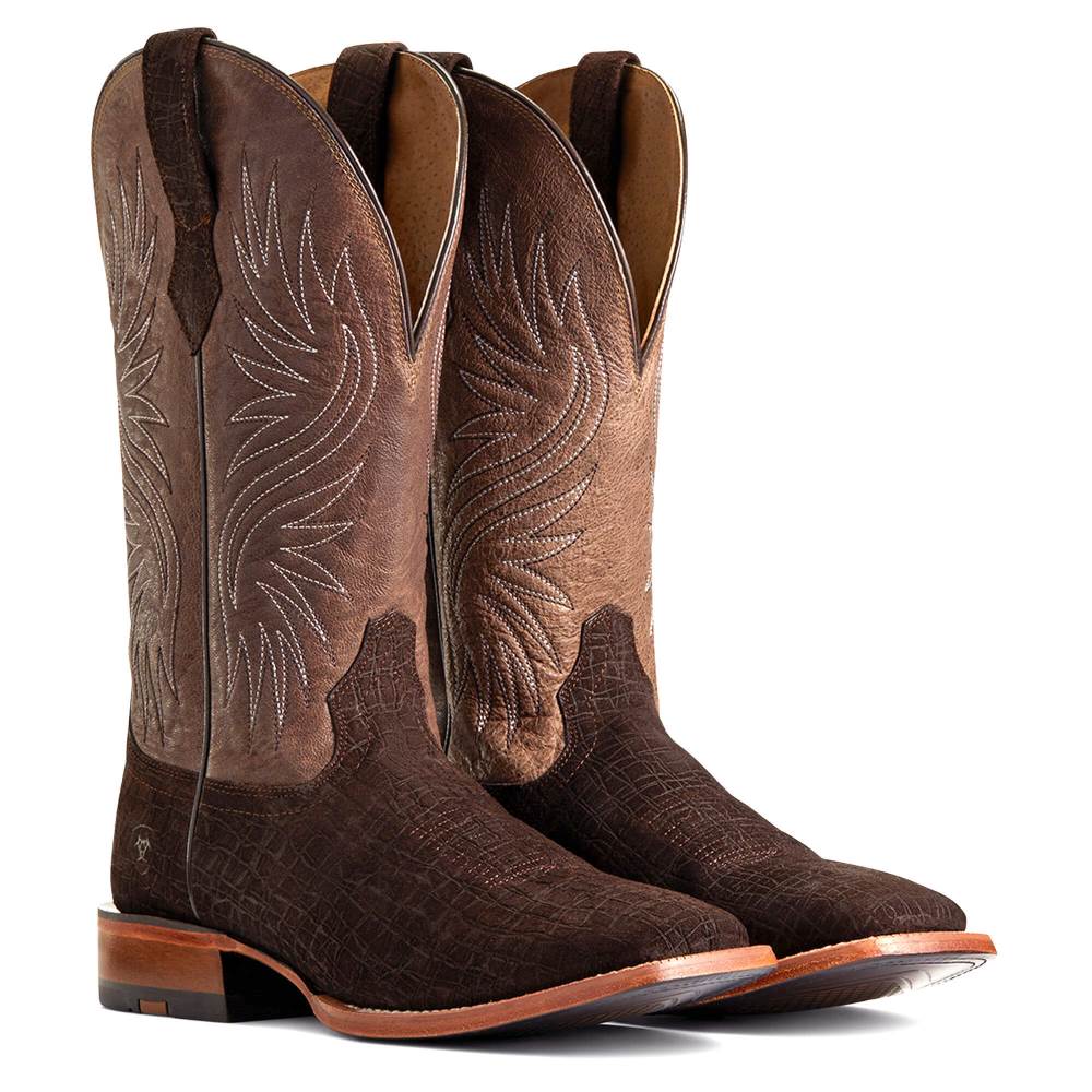 Ariat Circuit Rockridge Western Boot - DARK COFFEE