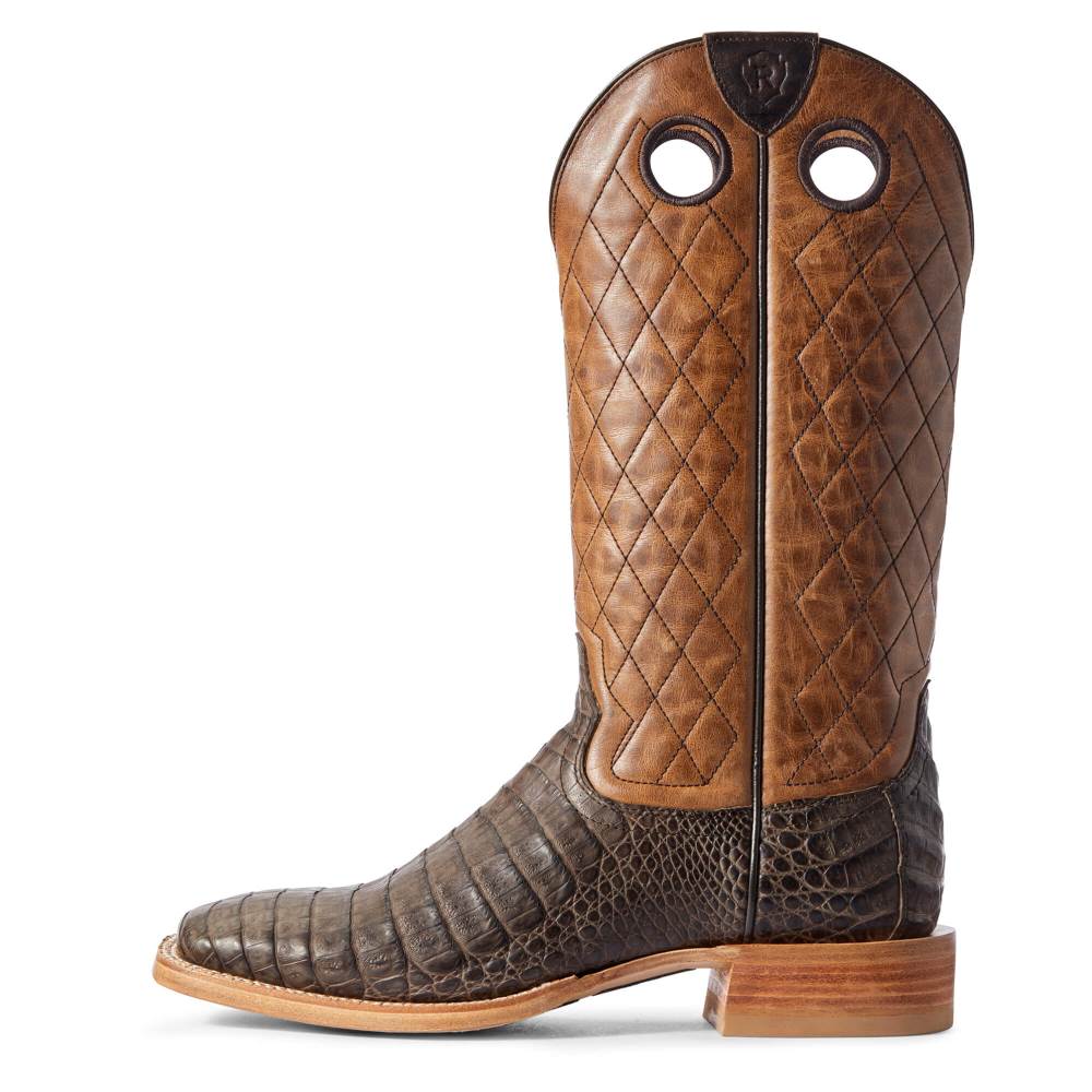 Ariat Relentless Winner's Circle Western Boot - CHOCOLATE CAIMAN BELLY