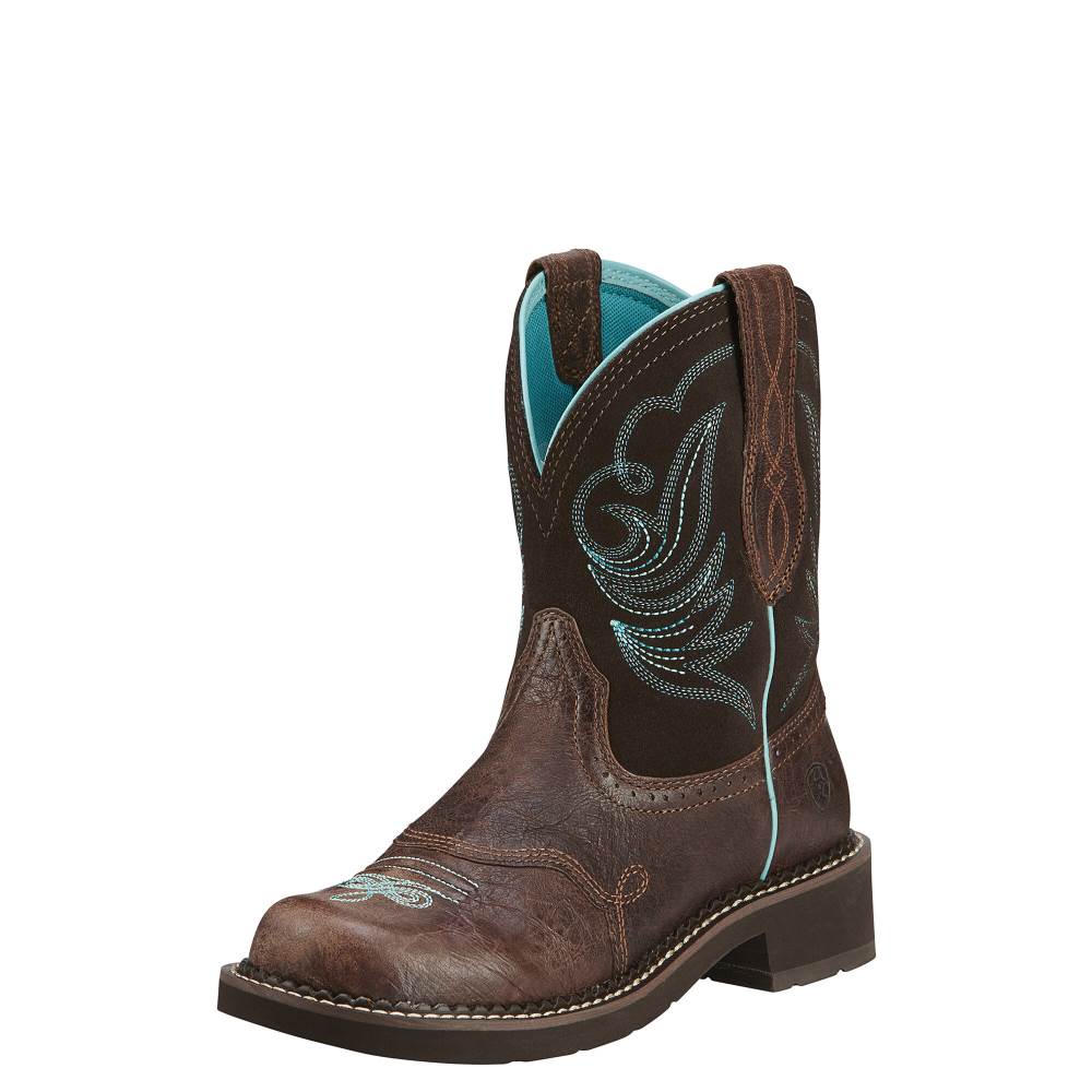 Ariat Fatbaby Heritage Dapper Western Boot - ROYAL CHOCOLATE - Click Image to Close