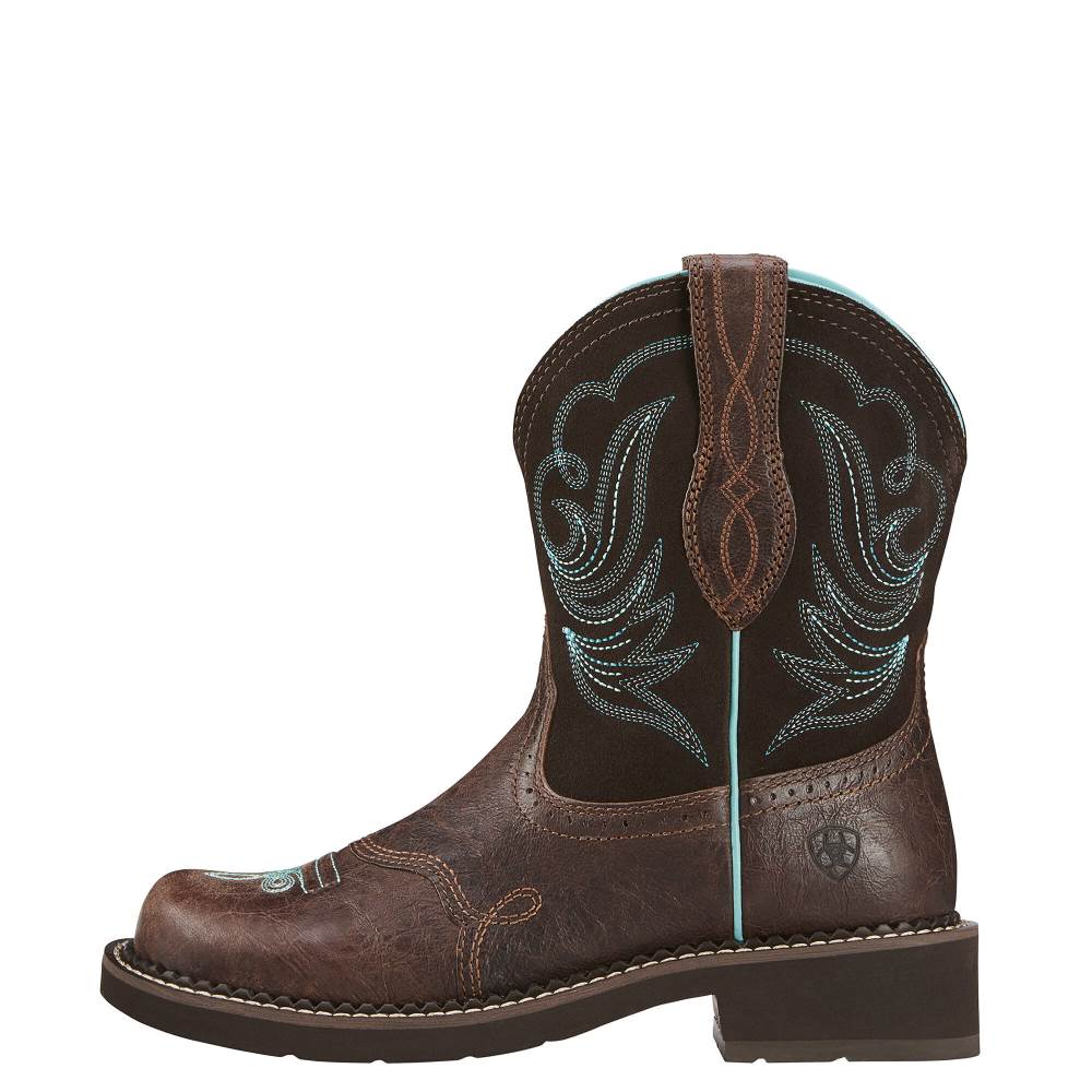 Ariat Fatbaby Heritage Dapper Western Boot - ROYAL CHOCOLATE