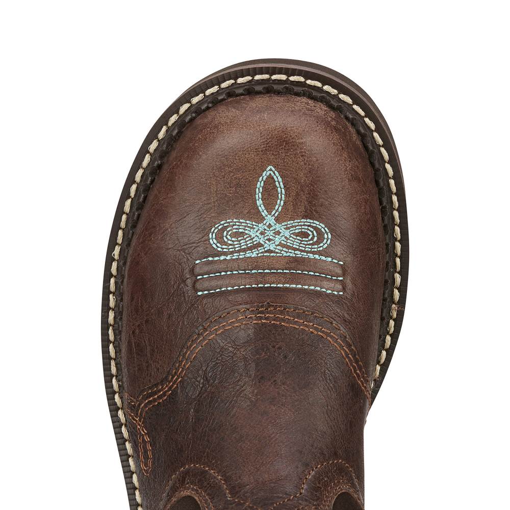 Ariat Fatbaby Heritage Dapper Western Boot - ROYAL CHOCOLATE