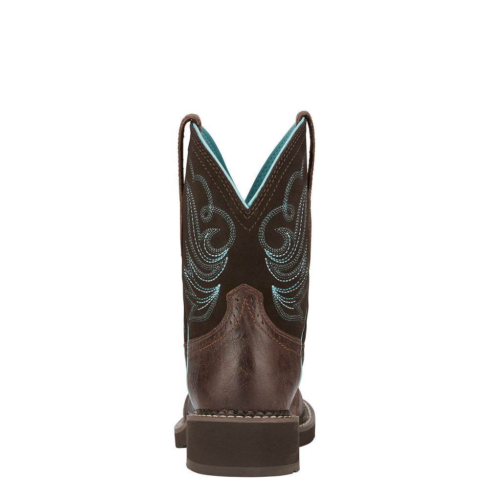 Ariat Fatbaby Heritage Dapper Western Boot - ROYAL CHOCOLATE