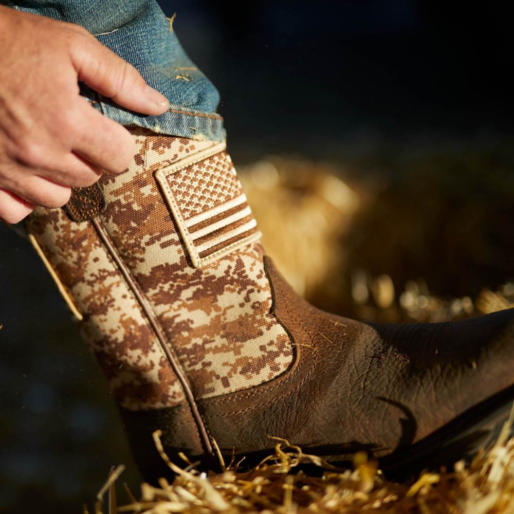 Ariat WorkHog Patriot Work Boot - EARTH