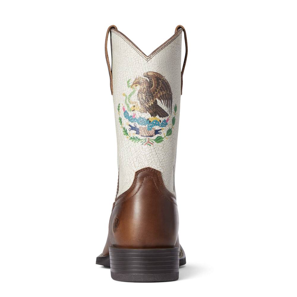 Ariat Sport Orgullo Mexicano Western Boot - CHOCOLATE