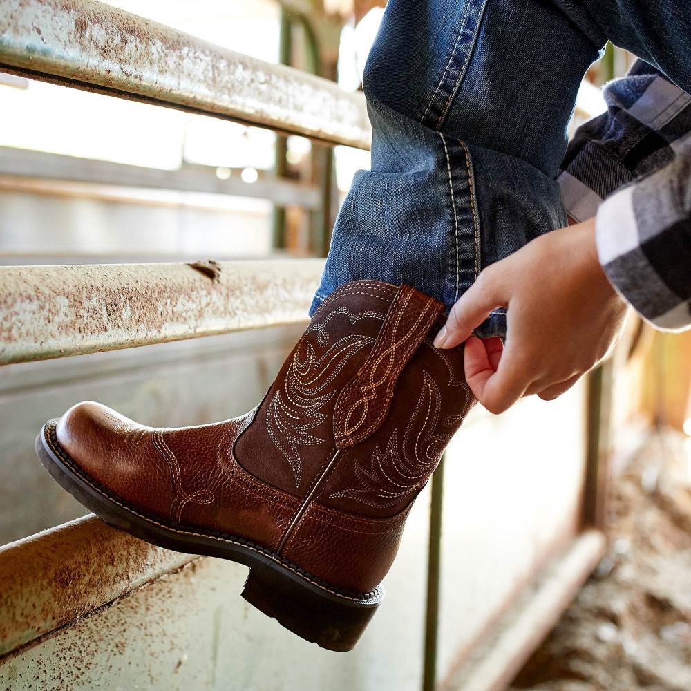 Ariat Fatbaby Heritage Dapper Western Boot - COPPER KETTLE