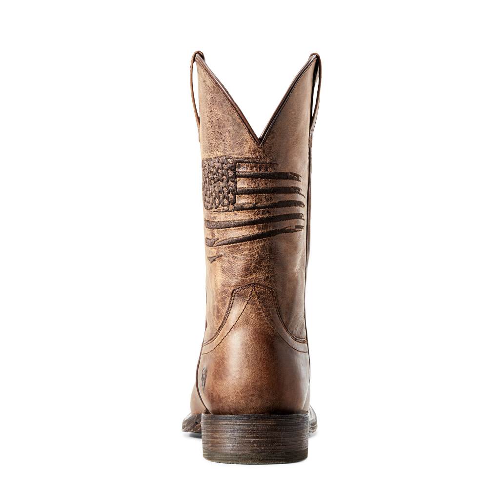 Ariat Circuit Patriot Western Boot - WEATHERED TAN