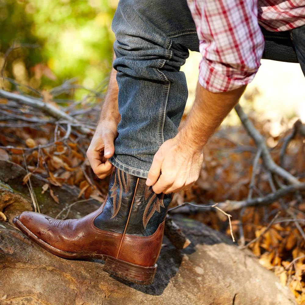 Ariat Plano Western Boot - GINGERSNAP