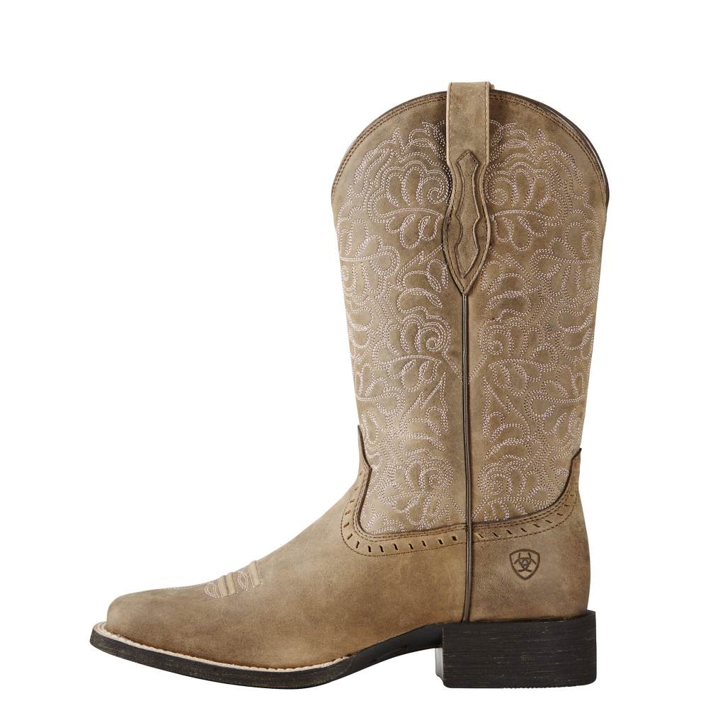 Ariat Round Up Remuda Western Boot - BROWN BOMBER