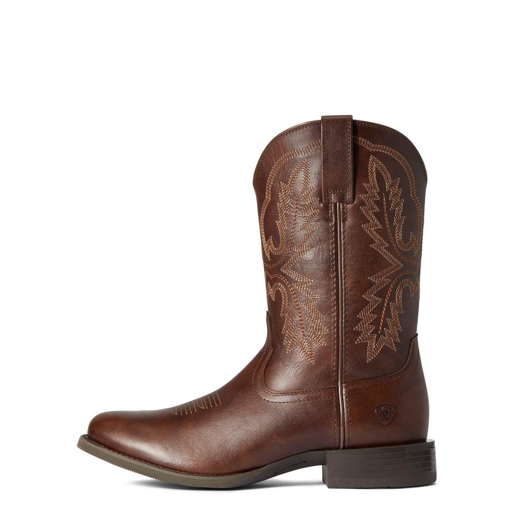 Ariat Sport Stratten Western Boot - HILLSIDE BROWN