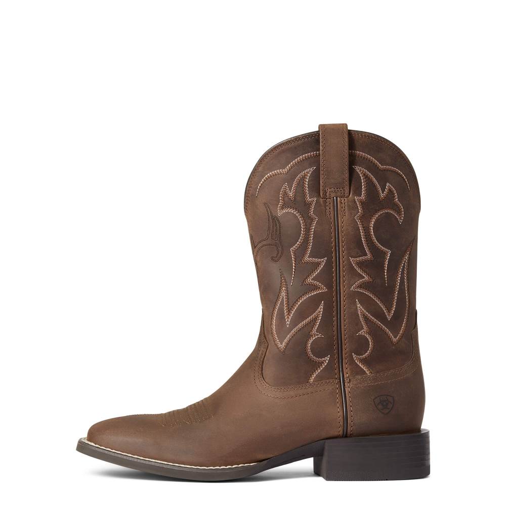 Ariat Sport Outdoor Western Boot - DISTRESSED BROWN