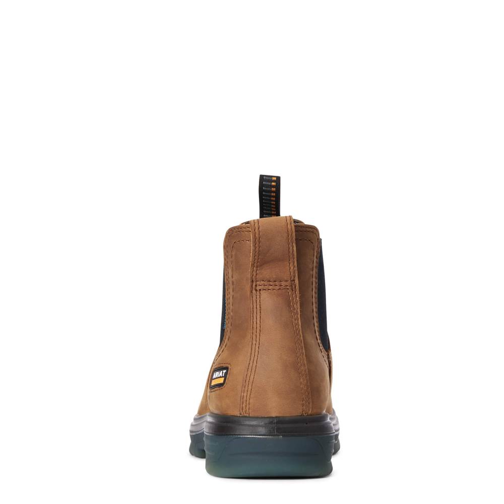 Ariat Turbo Chelsea Waterproof Work Boot - AGED BARK