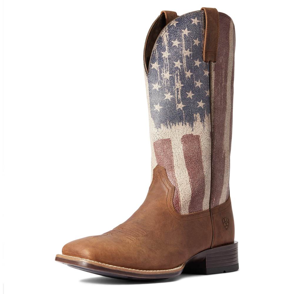 Ariat Patriot Ultra Western Boot - SORREL CRUNCH