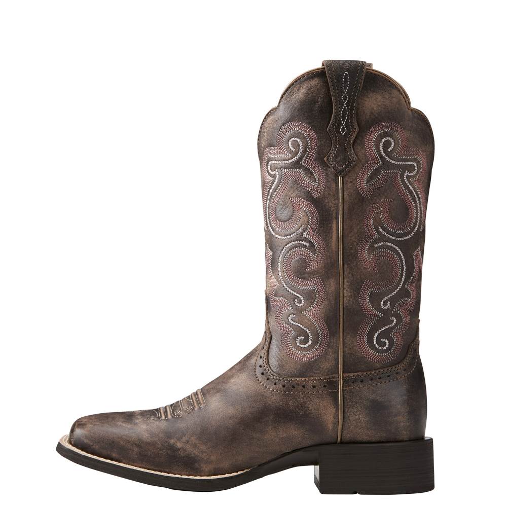 Ariat Quickdraw Western Boot - TACK ROOM CHOCOLATE