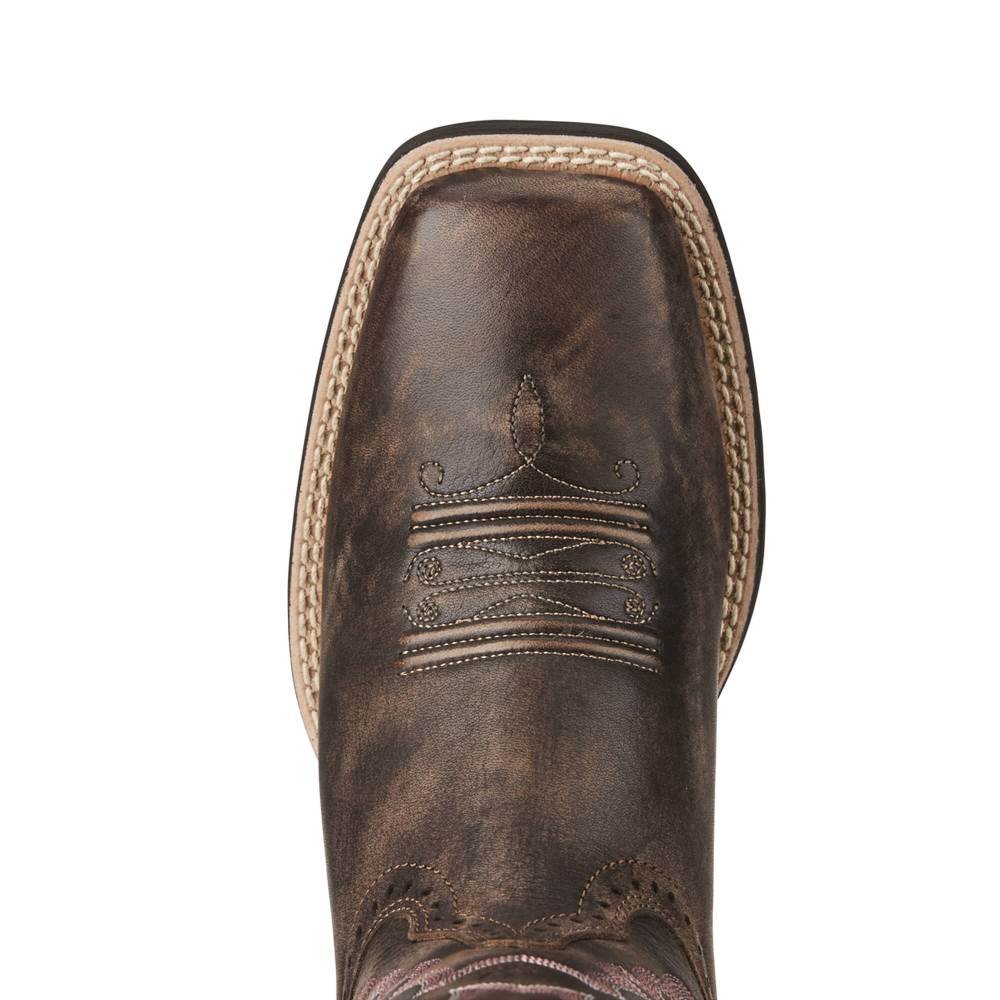 Ariat Quickdraw Western Boot - TACK ROOM CHOCOLATE