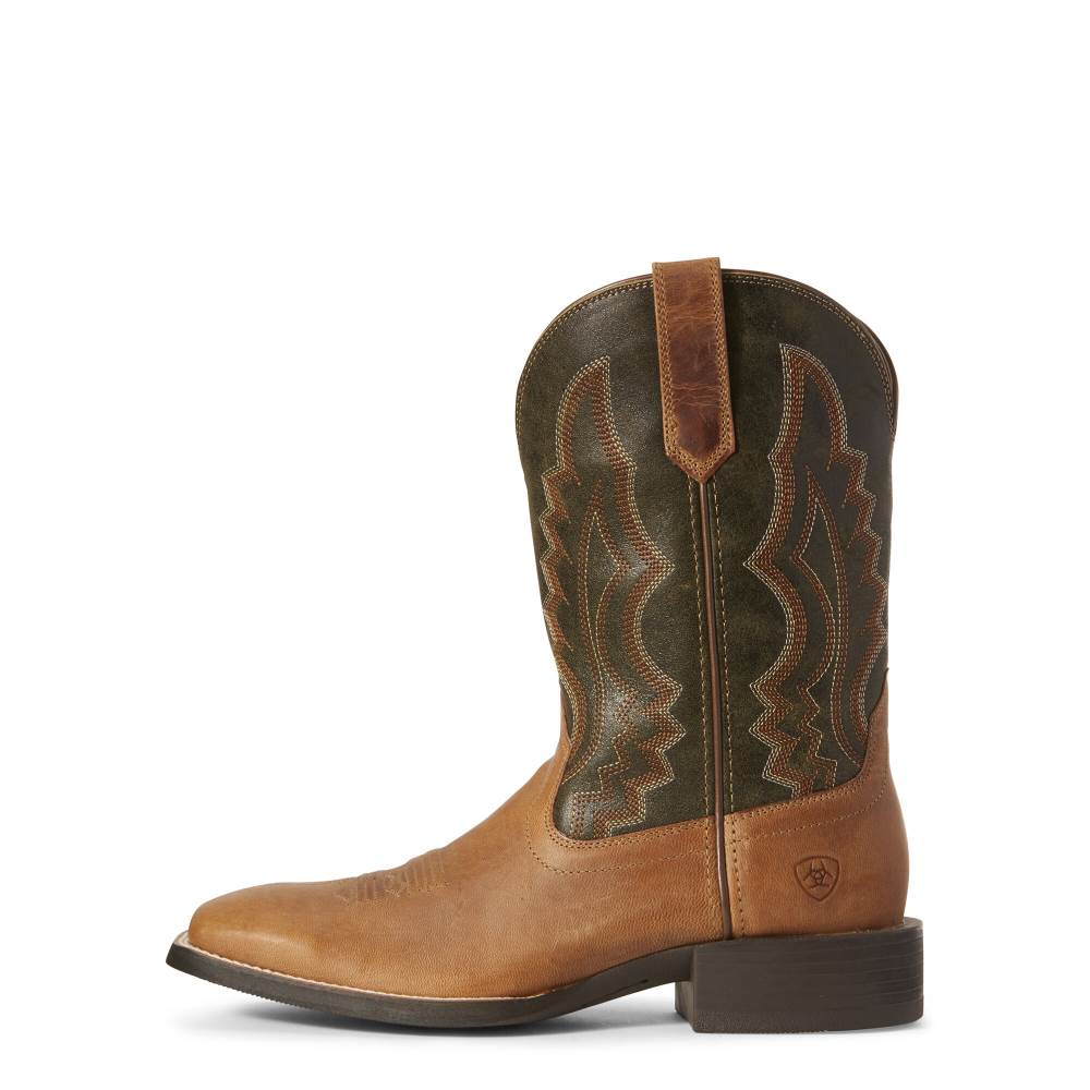 Ariat Sport Riggin Western Boot - SASSY BROWN