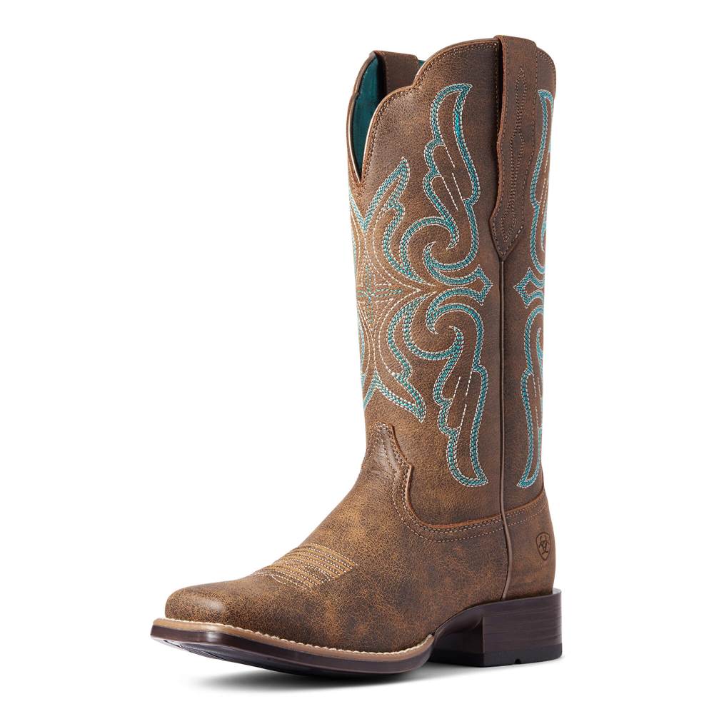 Ariat Primera StretchFit Western Boot - VINTAGE BOMBER - Click Image to Close