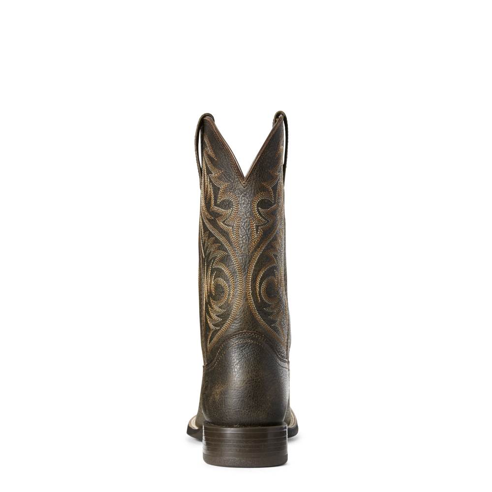 Ariat Sport Herdsman Western Boot - BROOKLYN BROWN