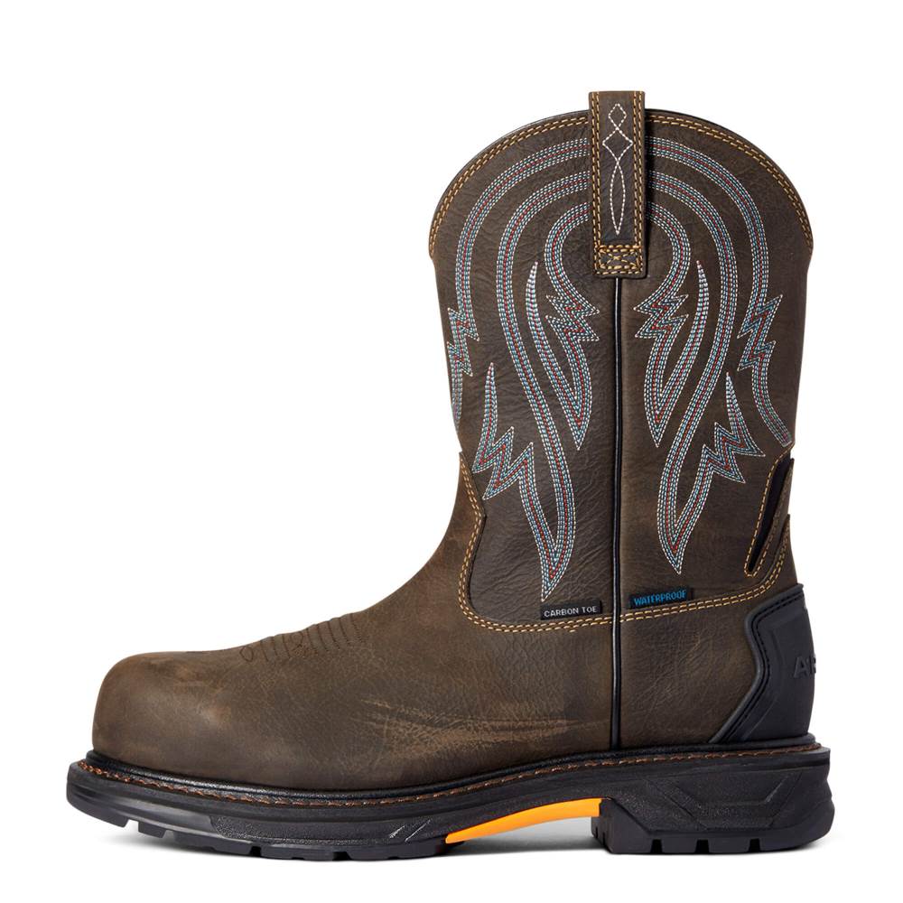 Ariat WorkHog XT Tumbleweed Waterproof Carbon Toe Work Boot - IRON COFFEE