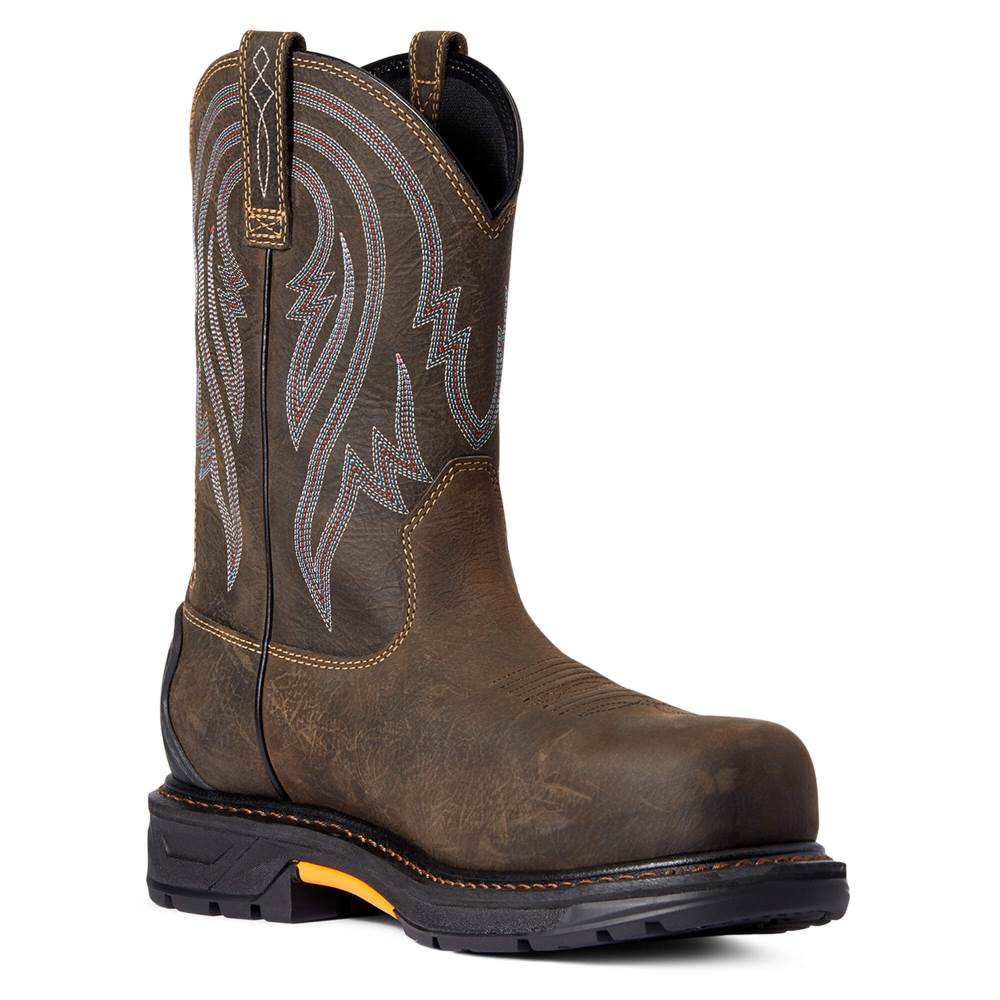 Ariat WorkHog XT Tumbleweed Waterproof Carbon Toe Work Boot - IRON COFFEE