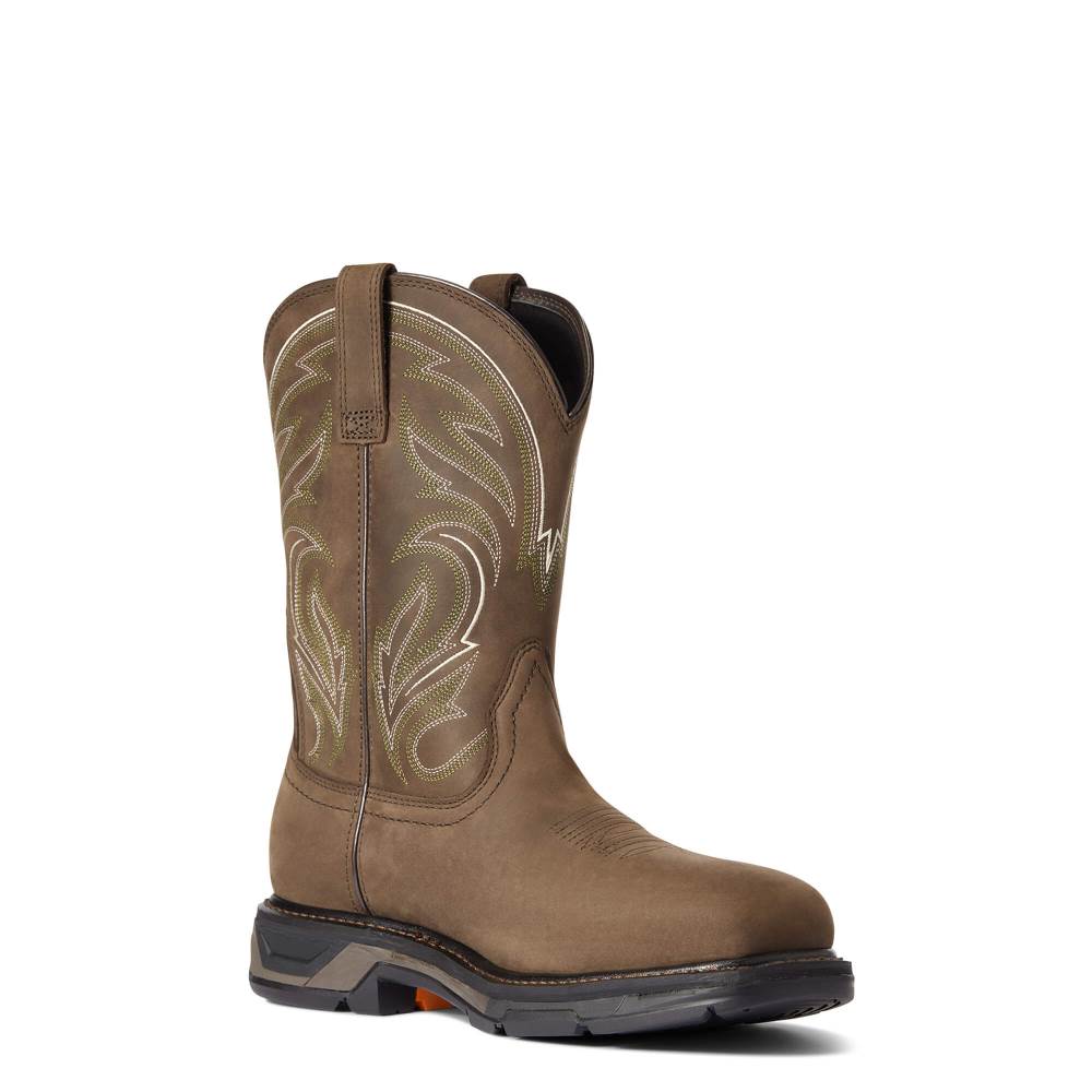 Ariat WorkHog XT Cottonwood Carbon Toe Work Boot - DISTRESSED BROWN