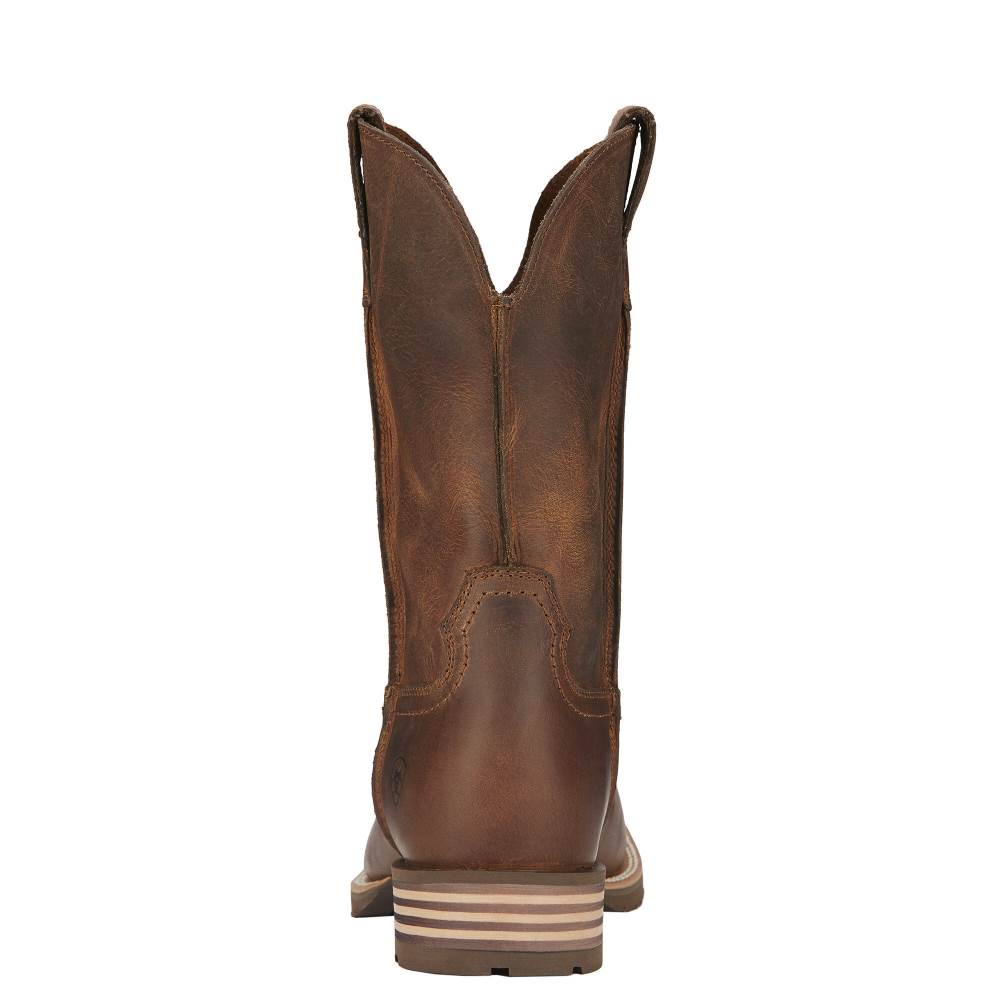 Ariat Hybrid Street Side Western Boot - POWDER BROWN