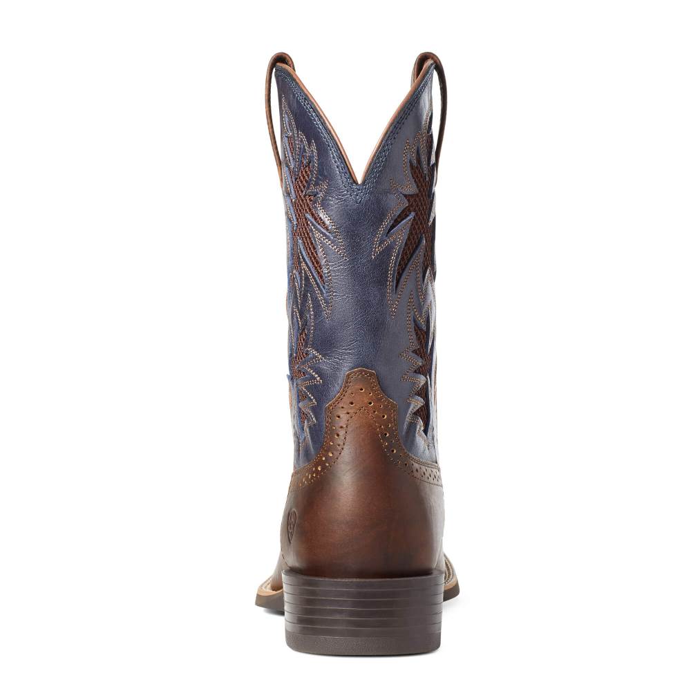 Ariat Sport Cool VentTEK Western Boot - BAR TOP BROWN