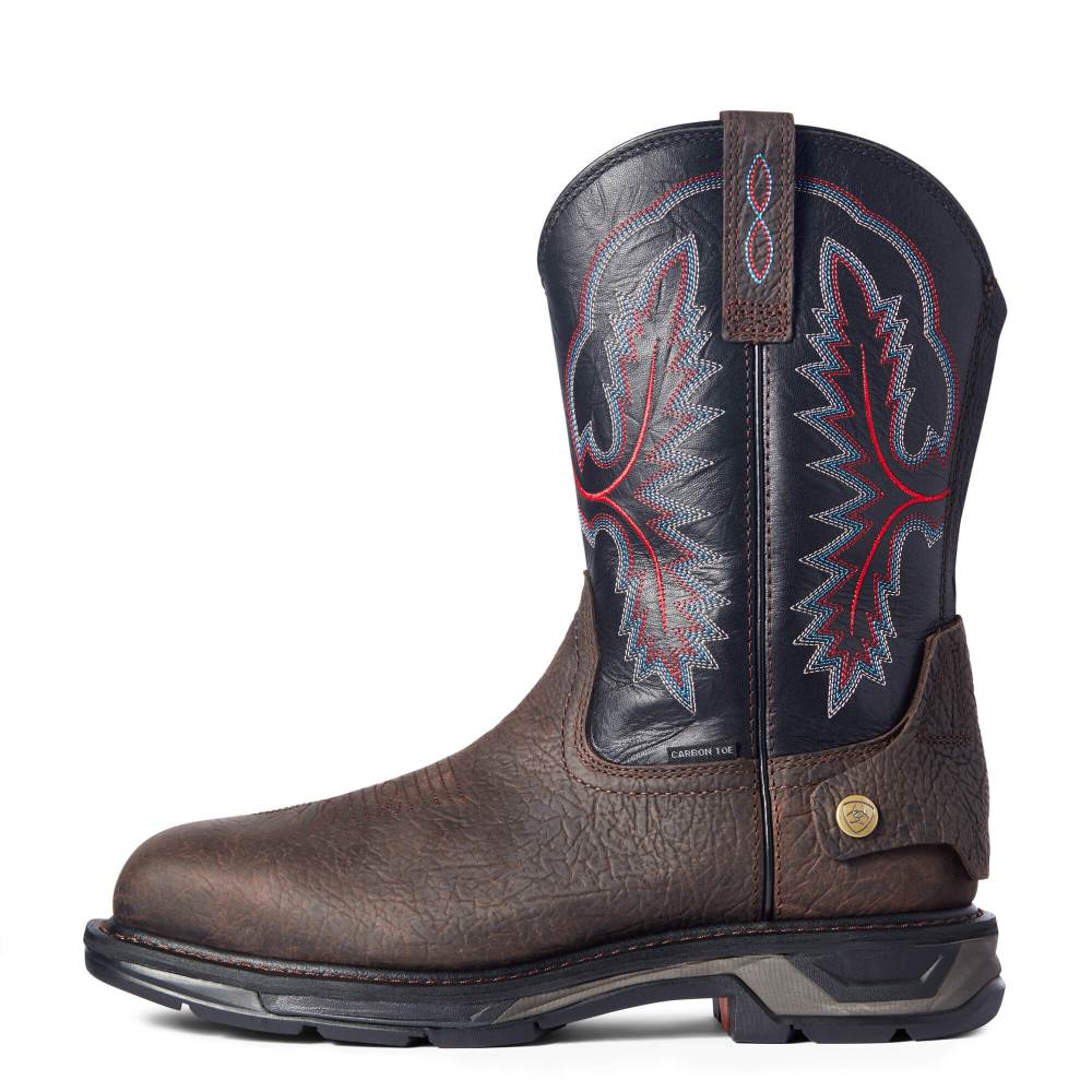 Ariat WorkHog XT EZ Zip Carbon Toe Work Boot - BRUIN BROWN