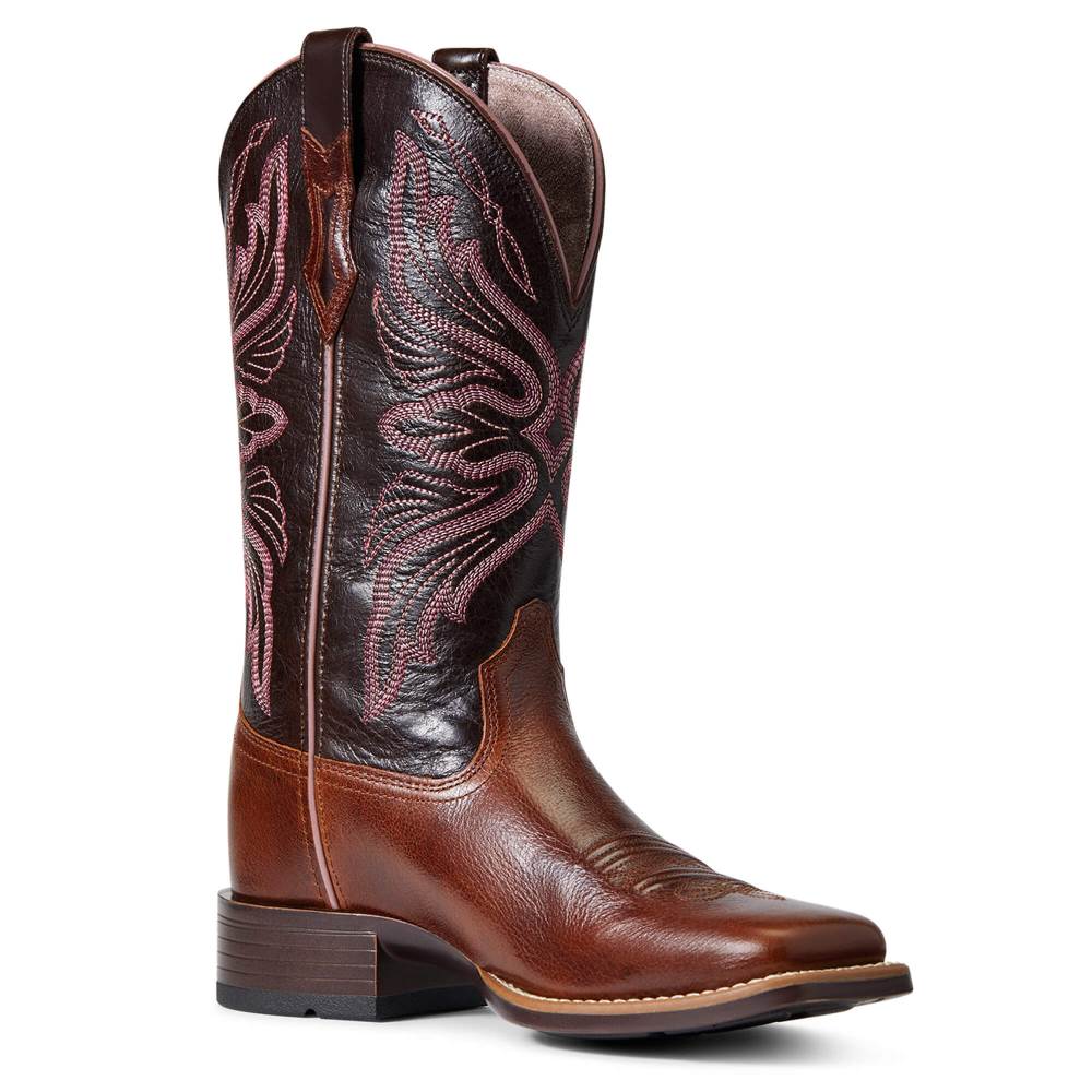 Ariat Edgewood Western Boot - DARK LUGGAGE