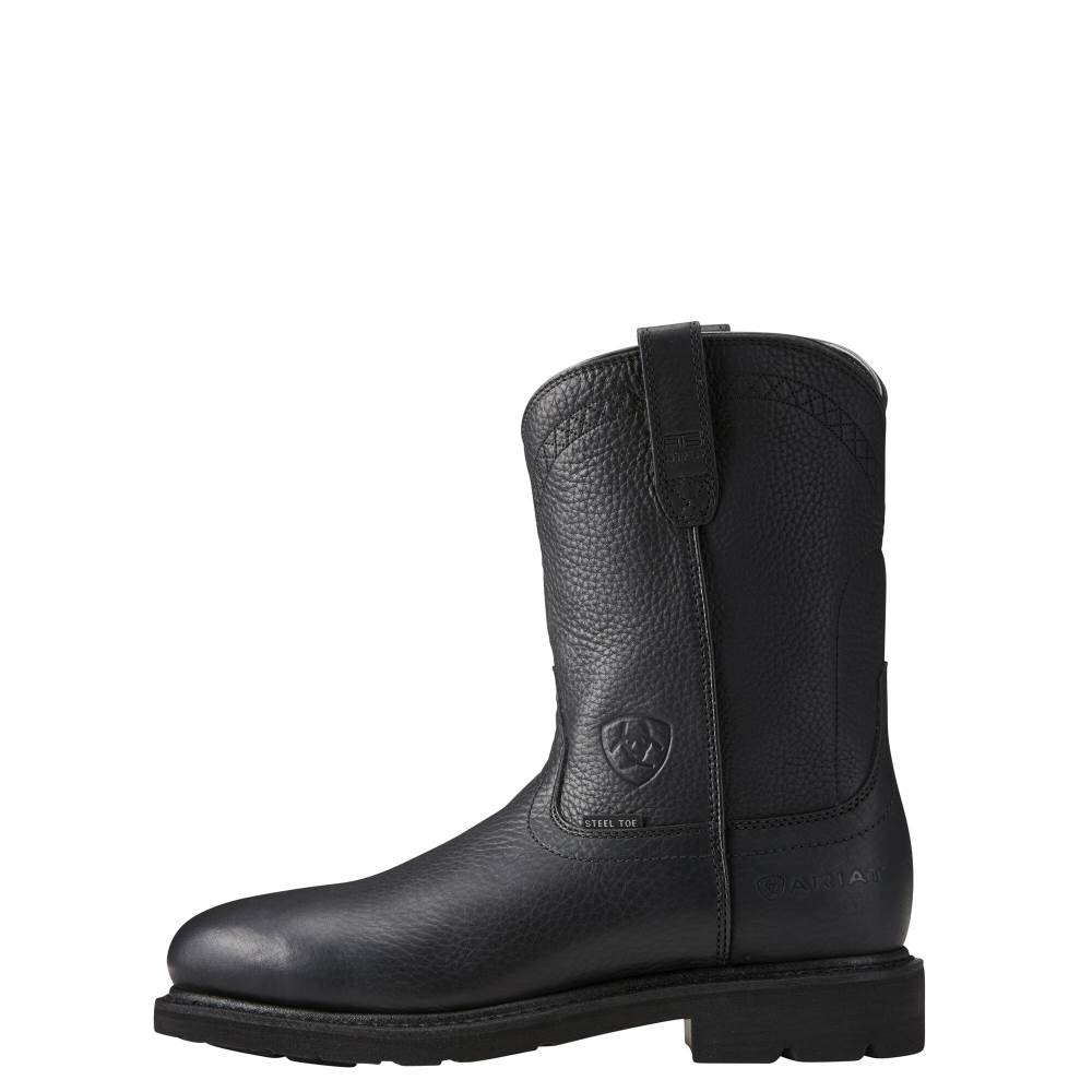 Ariat Sierra Steel Toe Work Boot - BLACK