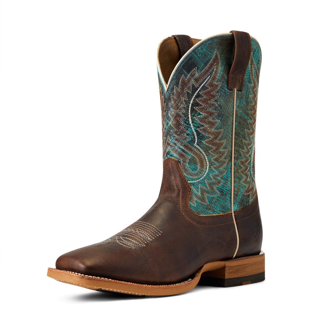 Ariat Cow Camp Western Boot - BETTER BROWN - Click Image to Close