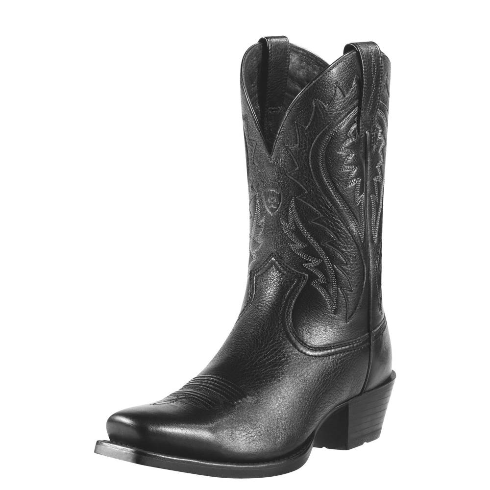 Ariat Legend Phoenix Western Boot - BLACK DEERTAN