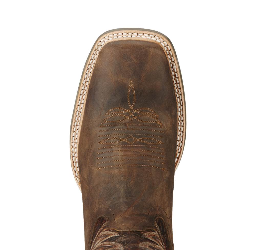 Ariat Challenger Western Boot - BRANDING IRON BROWN