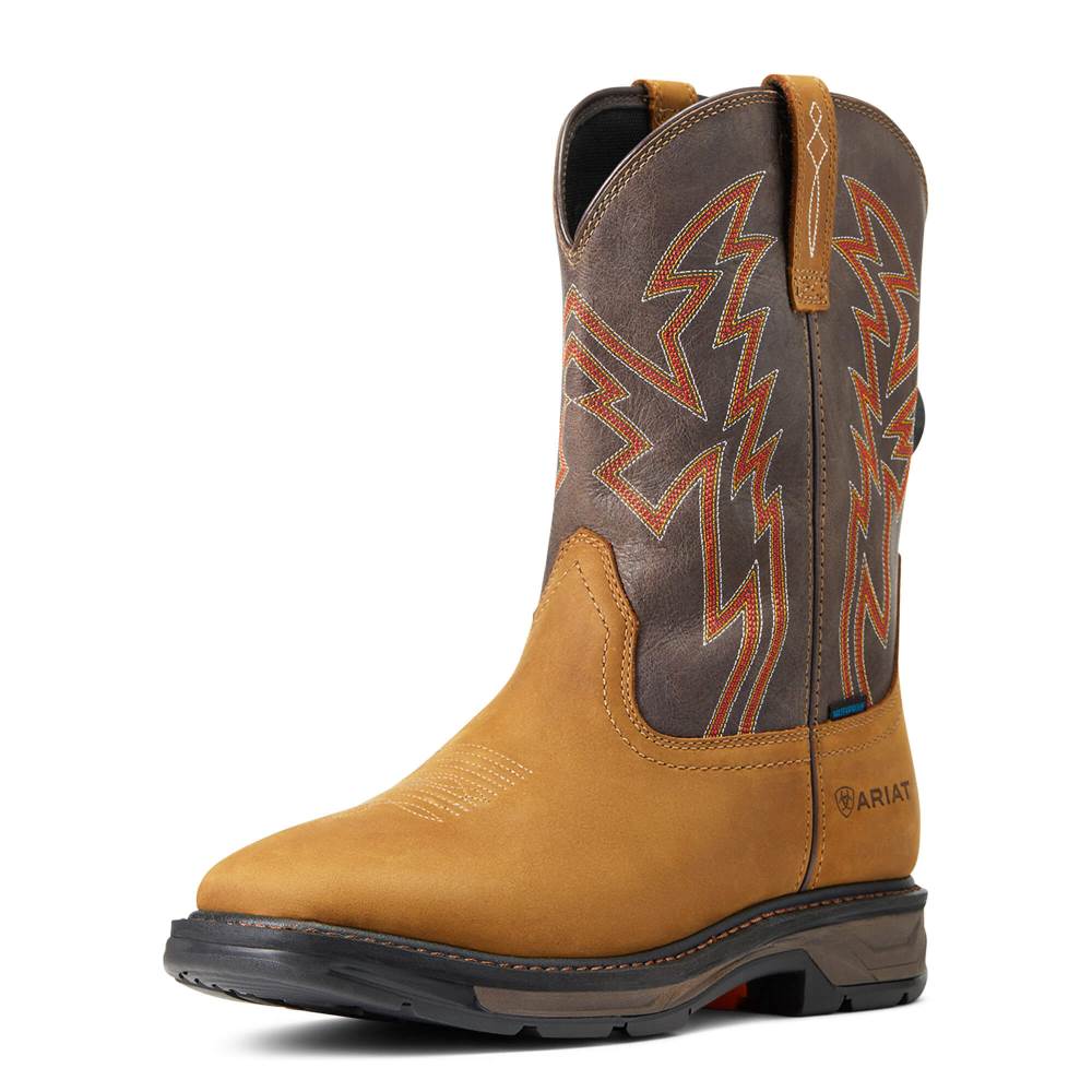 Ariat WorkHog XT BOA Waterproof Work Boot - AGED BARK