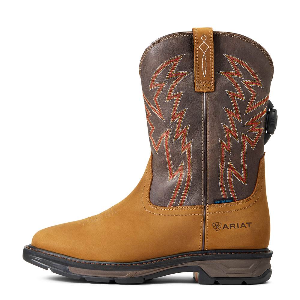 Ariat WorkHog XT BOA Waterproof Work Boot - AGED BARK