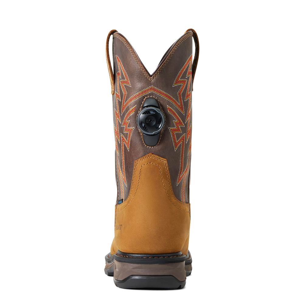 Ariat WorkHog XT BOA Waterproof Work Boot - AGED BARK