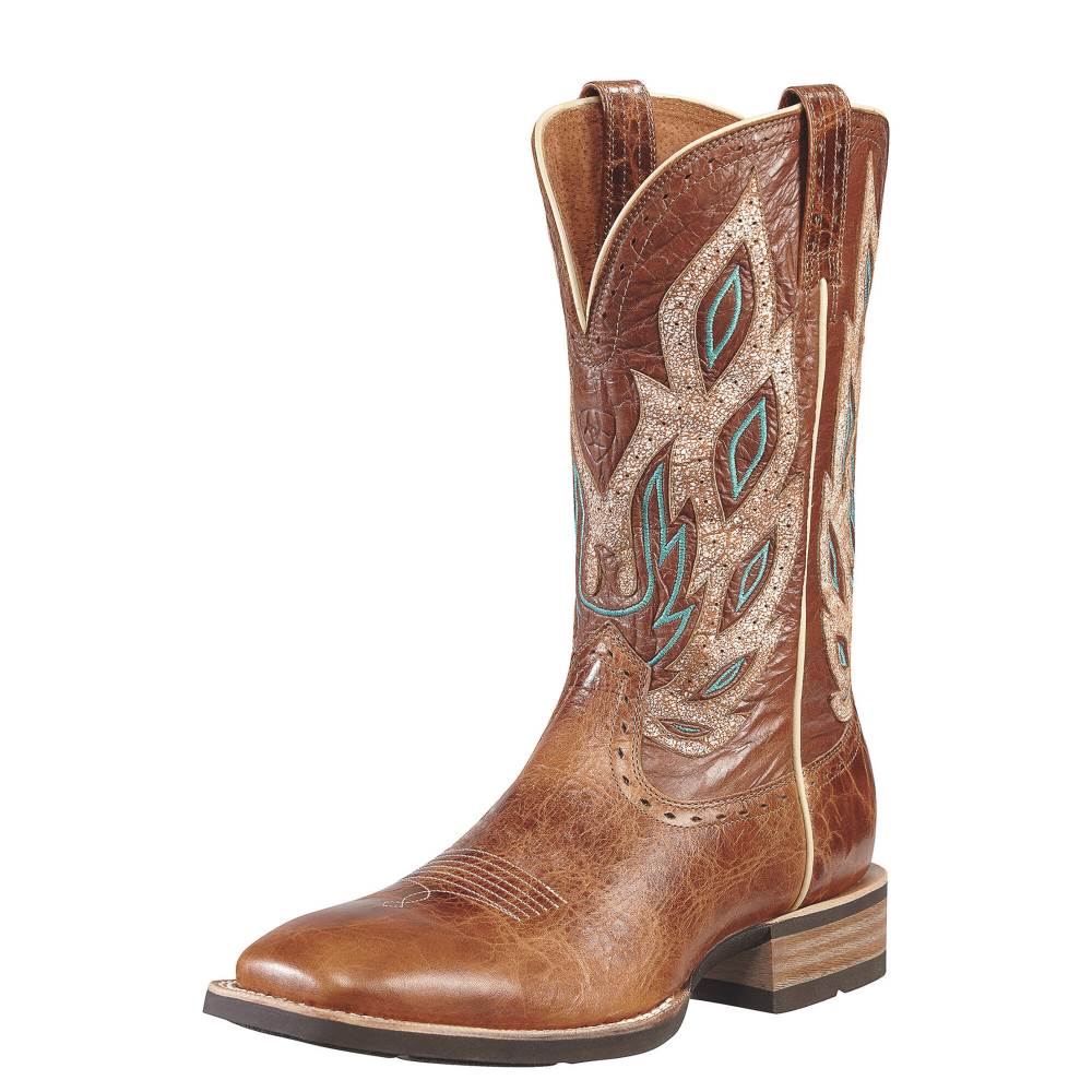 Ariat Nighthawk Western Boot - BEASTY BROWN