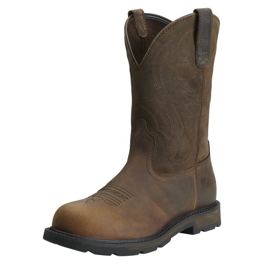 Ariat Groundbreaker Steel Toe Work Boot - BROWN