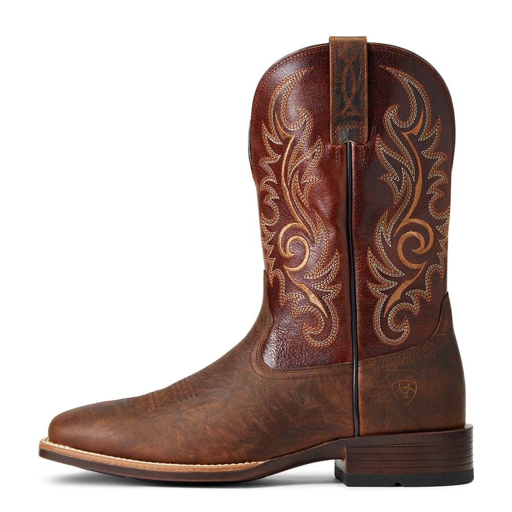 Ariat Lasco Ultra Western Boot - BAR TOP BROWN