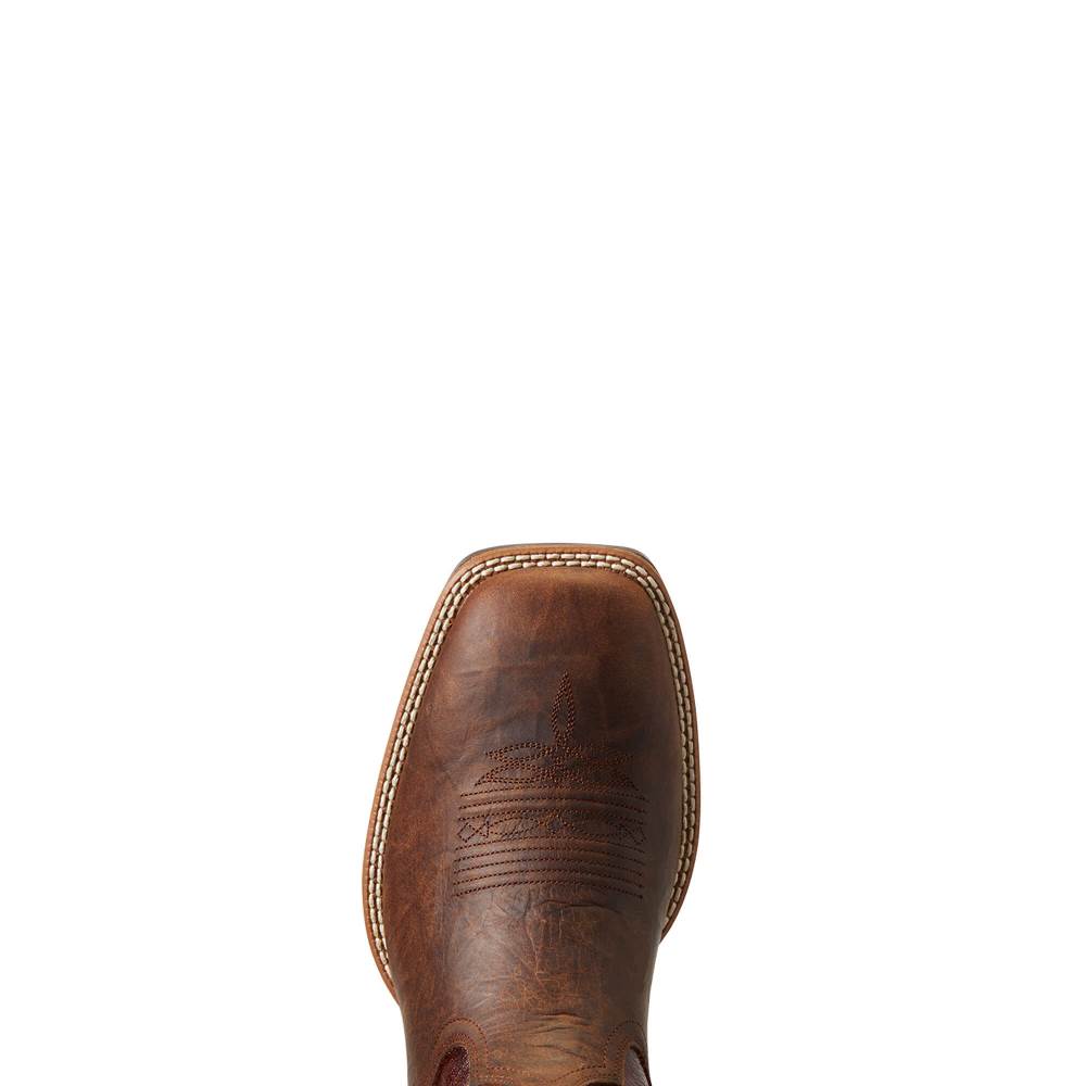 Ariat Lasco Ultra Western Boot - BAR TOP BROWN