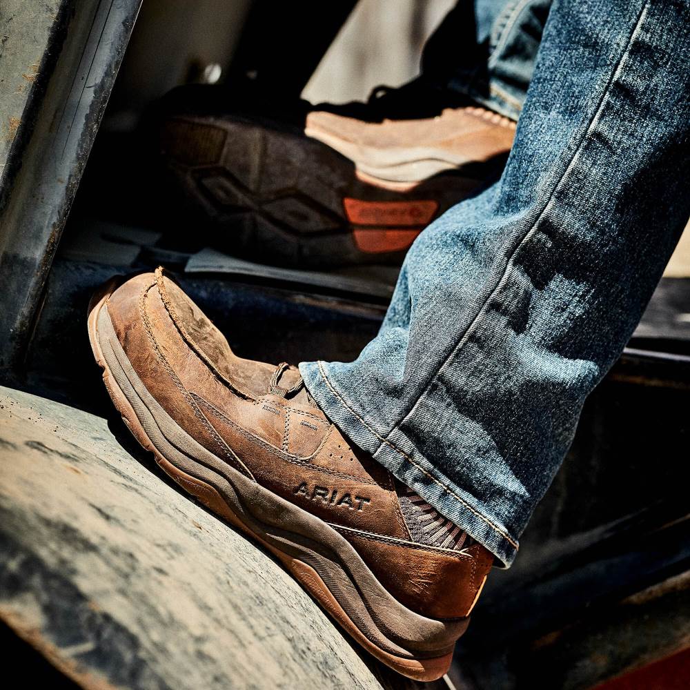 Ariat Working Mile Composite Toe Work Boot - DISTRESSED BROWN