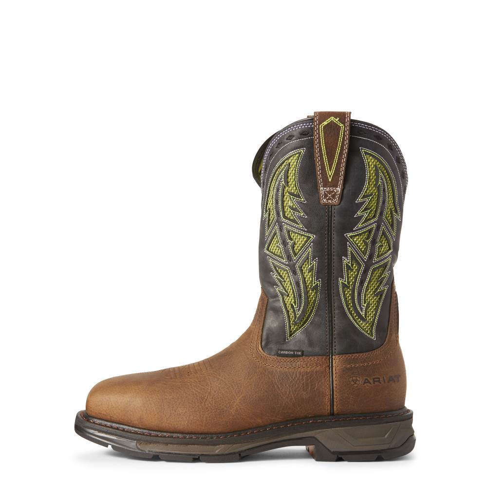 Ariat WorkHog XT VentTEK Spear Carbon Toe Work Boot - RYE BROWN