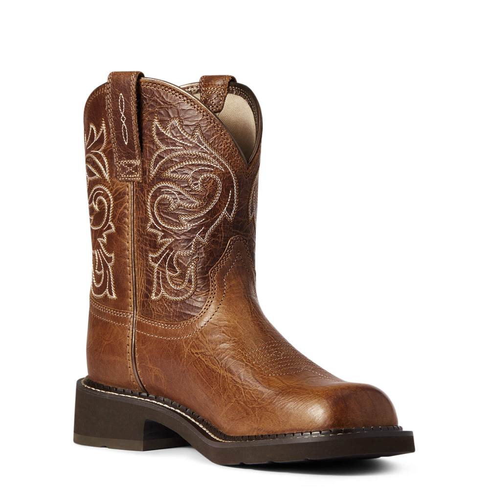 Ariat Fatbaby Heritage Mazy Western Boot - CRACKLED COTTAGE