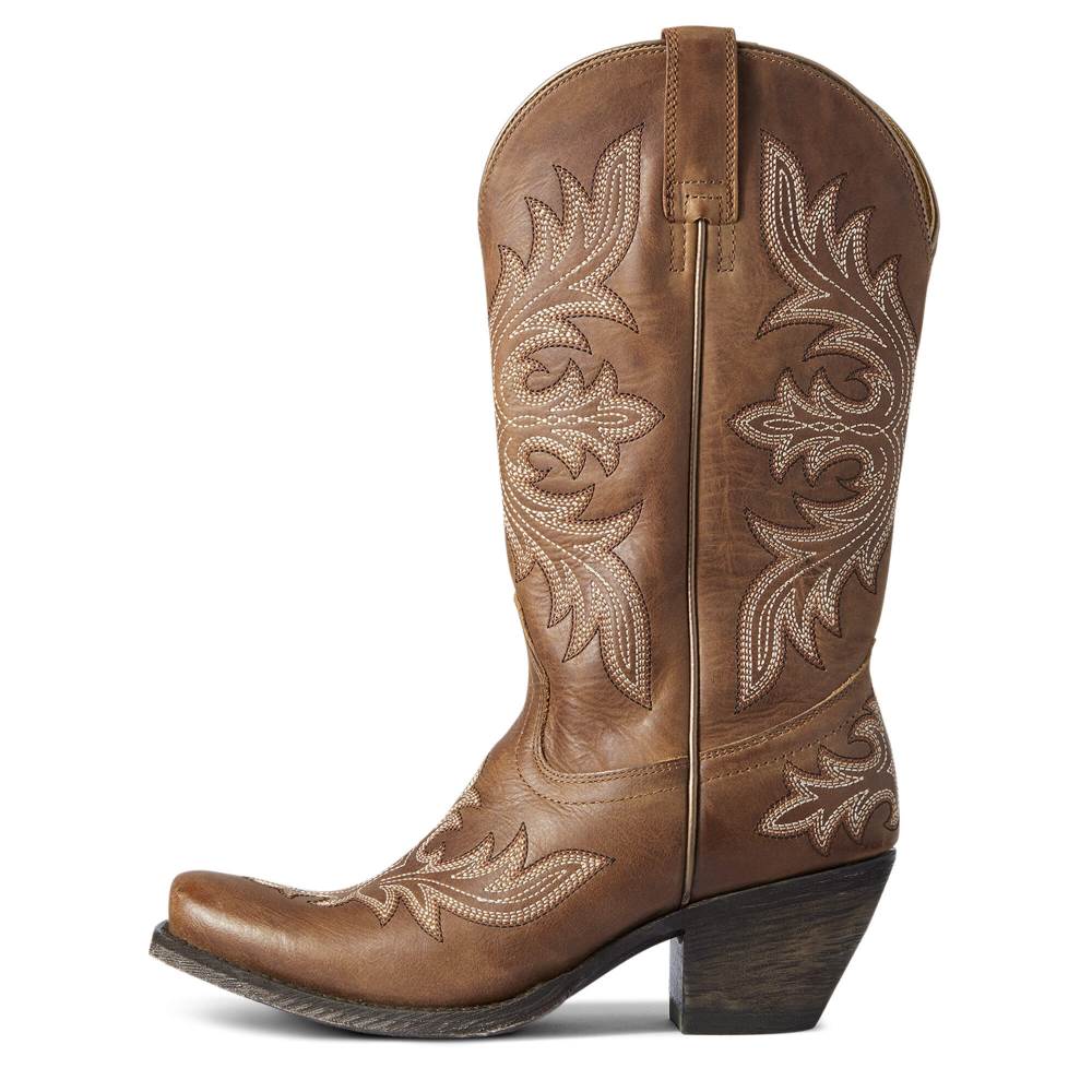 Ariat Circuit Rosewood Western Boot - NATURAL TAN